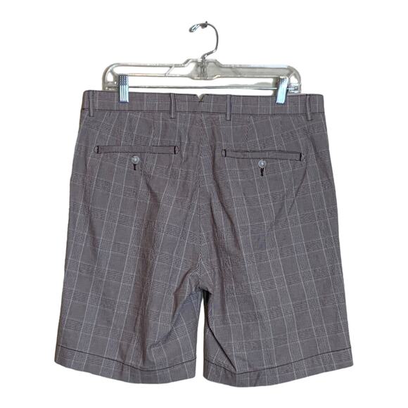 Cremieux men brown plaid shorts size 33 - Picture 2 of 6